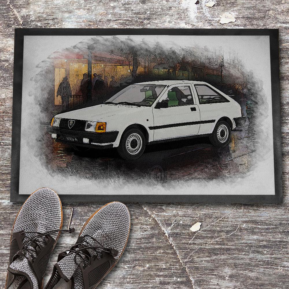 ALFA ROMEO ARNA 1.3 TI 1984 Skilte, Musemåtte, Dørmåtte-Skilte-Alfa Romeo-Garage Culture Shop- garage - man cave - merchandise