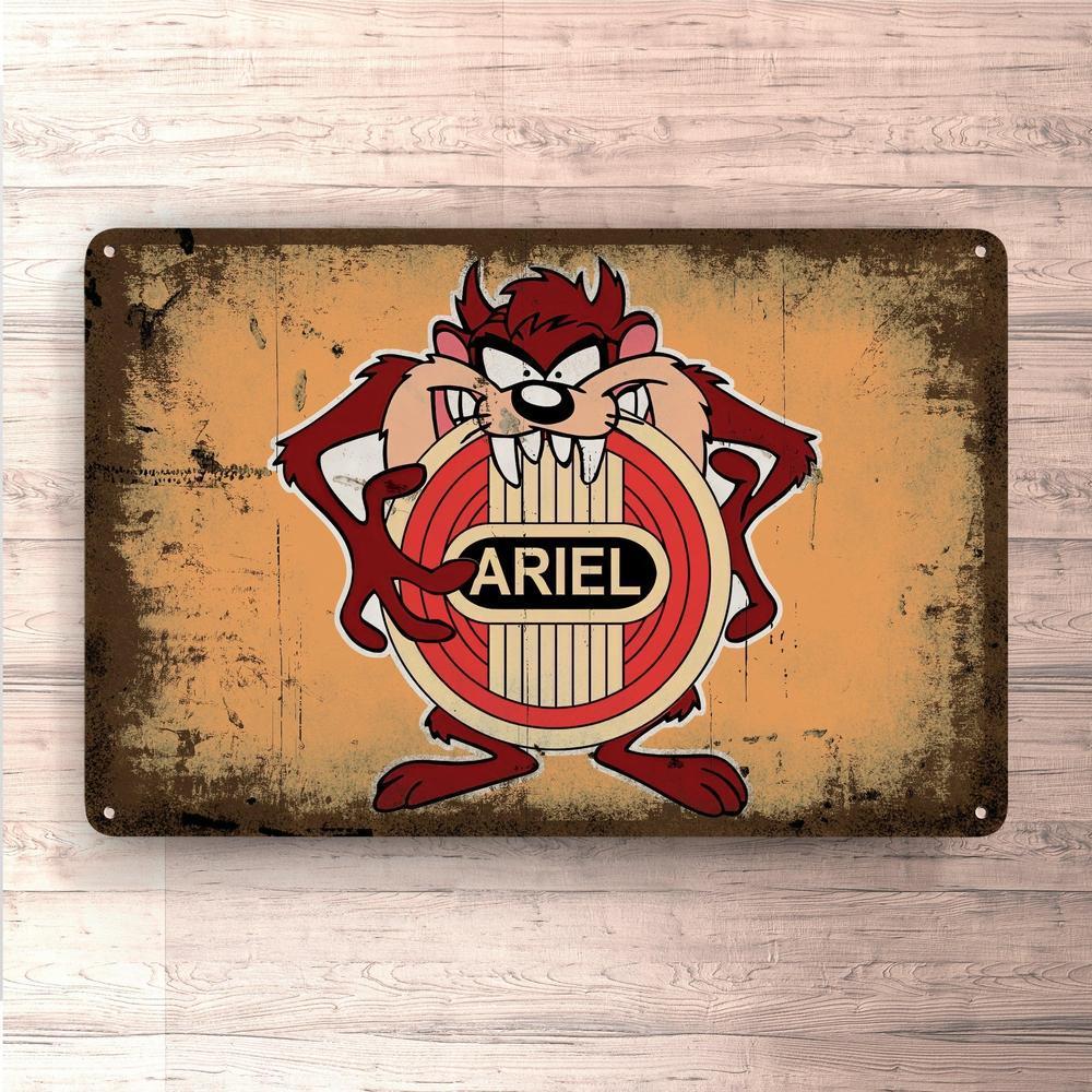 Ariel Taz Vintage Skilte, Musemåtte, Dørmåtte-Skilte-Ariel-Garage Culture Shop- garage - man cave - merchandise