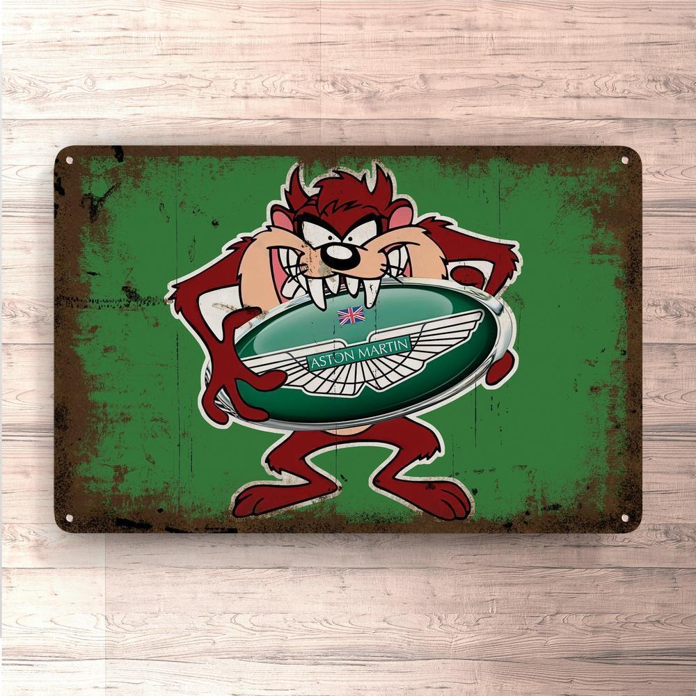 Aston Martin Taz Vintage Skilte, Musemåtte, Dørmåtte-Skilte-Aston Martin-Garage Culture Shop- garage - man cave - merchandise