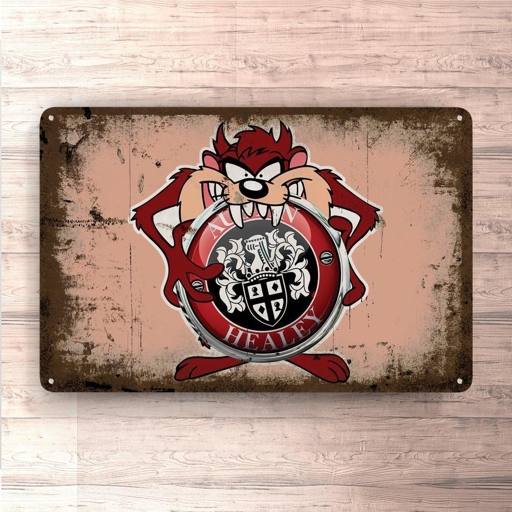 Austin Healey Taz Vintage Skilte, Musemåtte, Dørmåtte-Skilte-Austin Healey-Garage Culture Shop- garage - man cave - merchandise