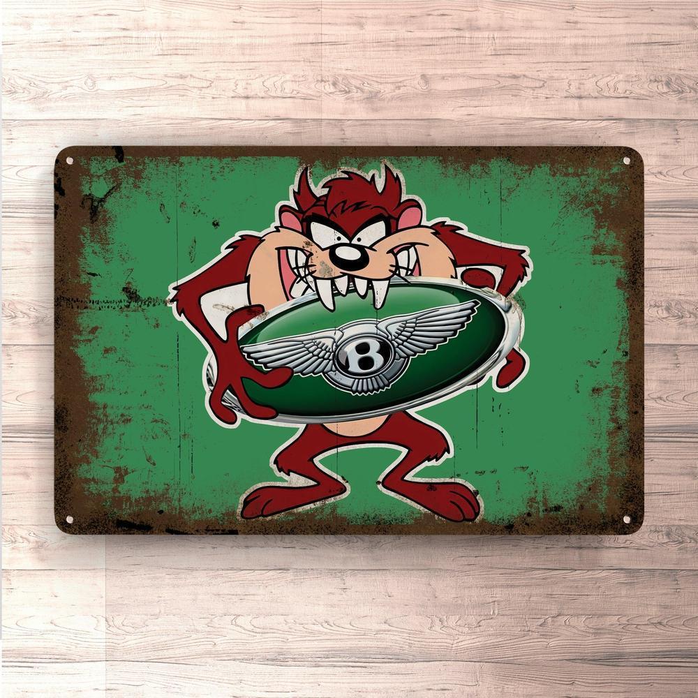 Bentley Taz Vintage Skilte, Musemåtte, Dørmåtte-Skilte-Bentley-Garage Culture Shop- garage - man cave - merchandise