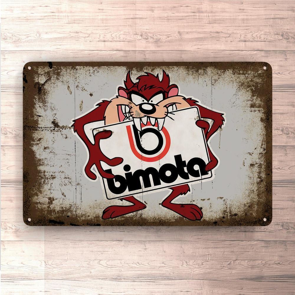 Bimota Taz Vintage Skilte, Musemåtte, Dørmåtte-Skilte-Bimota-Garage Culture Shop- garage - man cave - merchandise