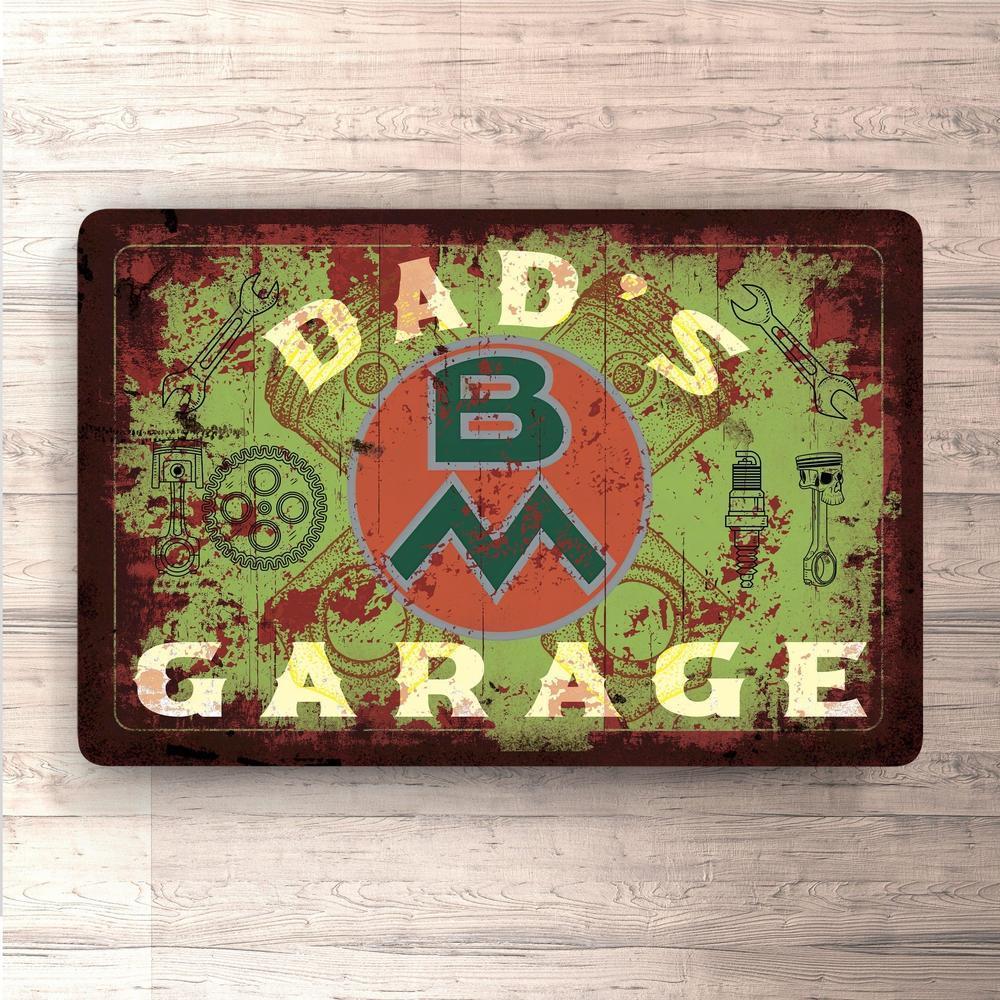 Bolinder Munktell Dads Garage Vintage Skilte, Musemåtte, Dørmåtte-Skilte-Bolinder Munktell-Garage Culture Shop- garage - man cave - merchandise