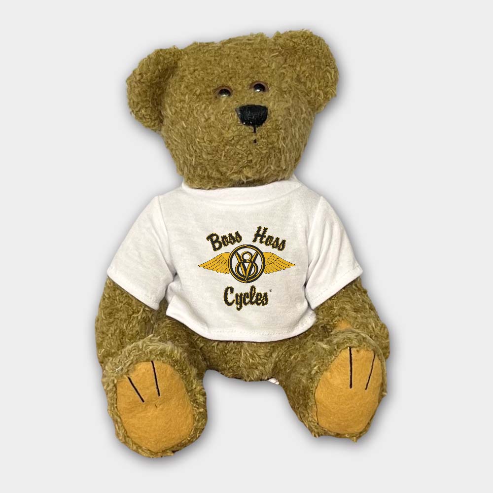 Boss Hoss Plysdyr Bamse, Teddy Bear-Bamse-Boss Hoss-Garage Culture Shop- garage - man cave - merchandise