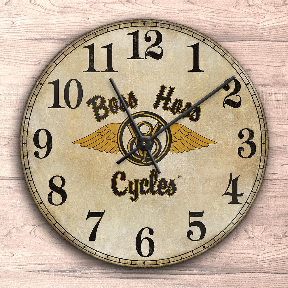 Boss Hoss Vægur Rundt-Clock-Boss Hoss-Garage Culture Shop- garage - man cave - merchandise