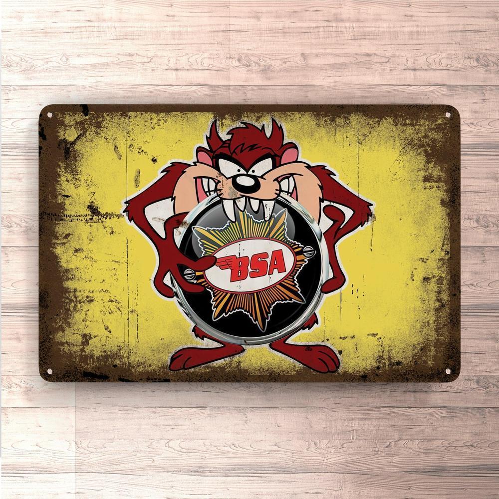 Bsa Taz Vintage Skilte, Musemåtte, Dørmåtte-Skilte-BSA-Garage Culture Shop- garage - man cave - merchandise