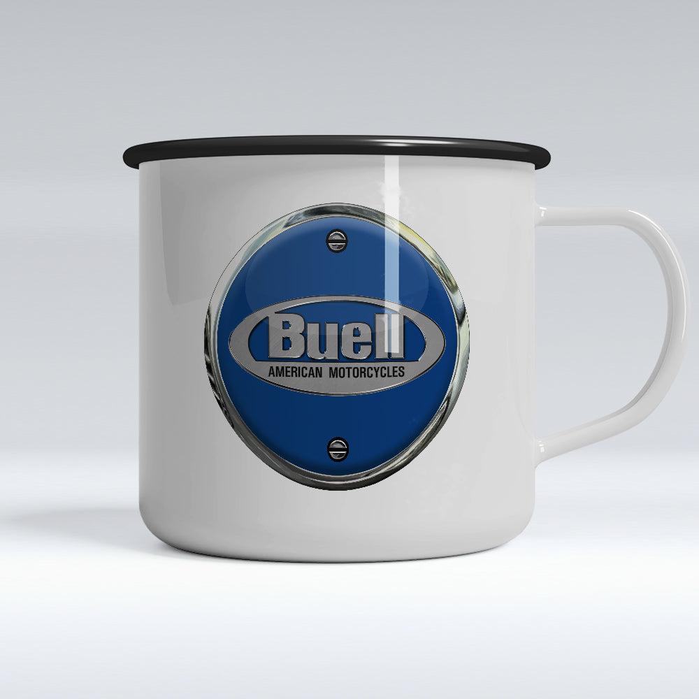 Buell Emaljekrus-Krus-Buell-Garage Culture Shop- garage - man cave - merchandise