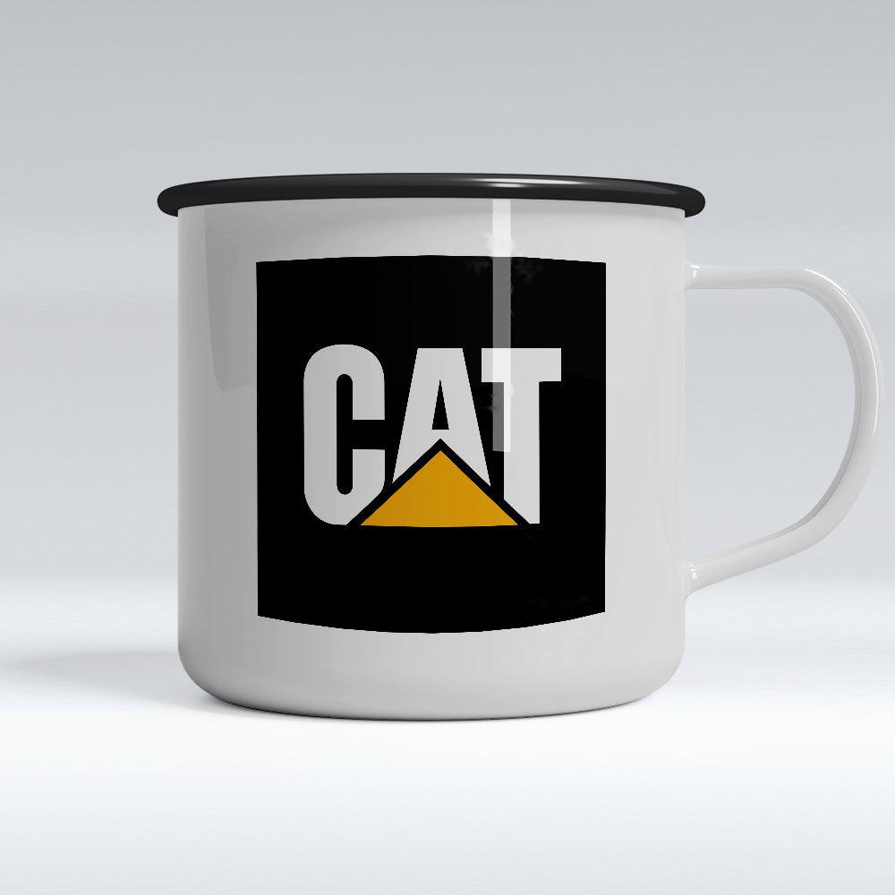 Caterpillar Emaljekrus-Krus-Caterpillar-Garage Culture Shop- garage - man cave - merchandise
