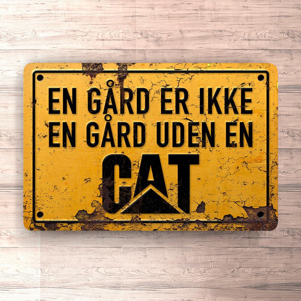 Caterpillar En Gård Er Ikke En Gård Uden En Caterpillar Skilte, Musemåtte, Dørmåtte-Skilte-Caterpillar-Garage Culture Shop- garage - man cave - merchandise