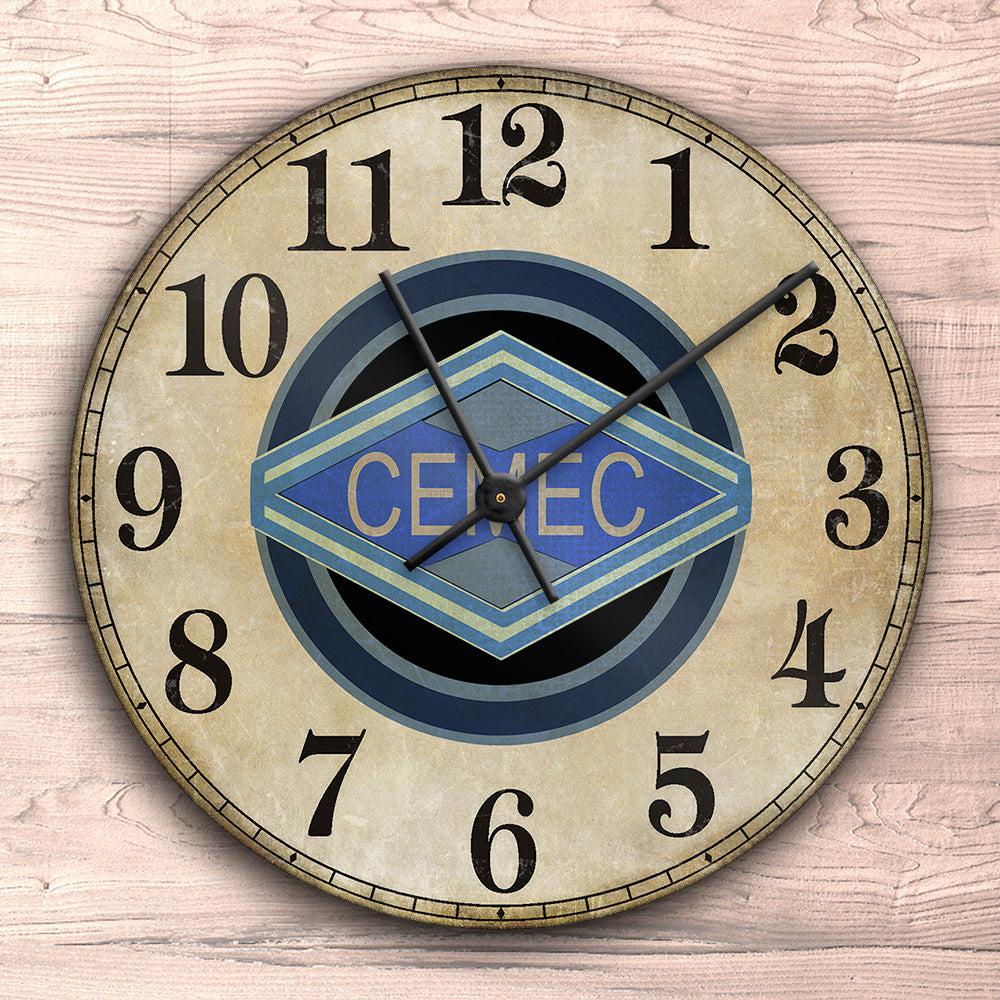 Cemec Vægur Rundt-Clock-Cemec-Garage Culture Shop- garage - man cave - merchandise