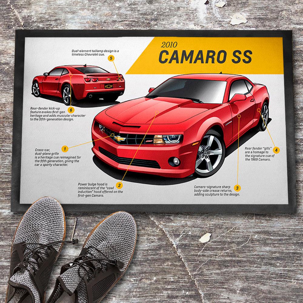 Chevrolet Camaro Ss 2010 Skilte, Musemåtte, Dørmåtte-Skilte-Chevrolet-Garage Culture Shop- garage - man cave - merchandise