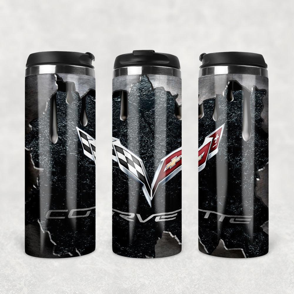Chevrolet Corvette Termokrus Tumbler Rustfrit Stål-Krus-Chevrolet-Garage Culture Shop- garage - man cave - merchandise