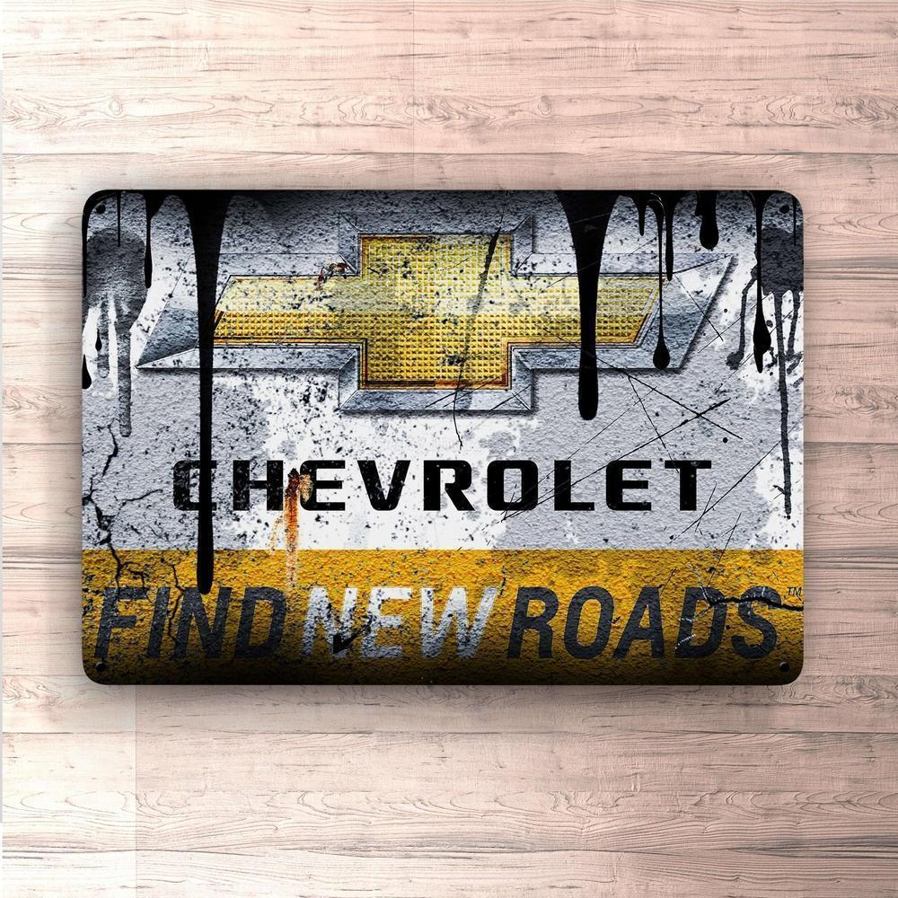 Chevrolet Skilte, Musemåtte, Dørmåtte , Plakat-Skilte-Chevrolet-Garage Culture Shop- garage - man cave - merchandise