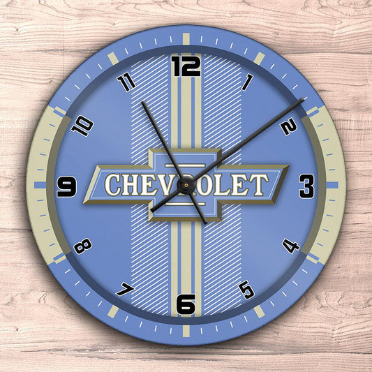 Chevrolet Vægur Rundt-Clock-Chevrolet-Garage Culture Shop- garage - man cave - merchandise