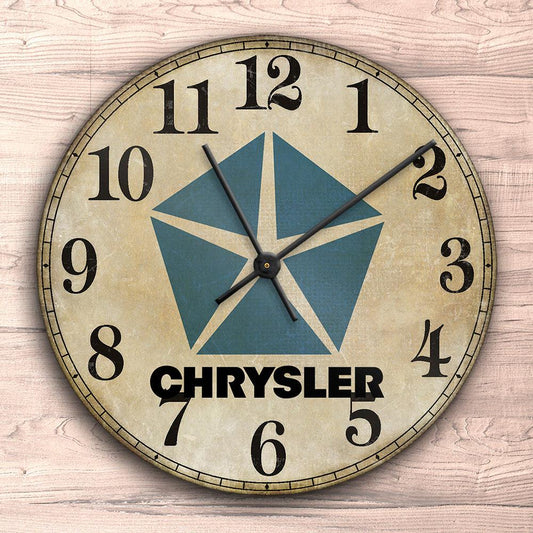 Chrysler Vægur Rundt-Clock-Chrysler-Garage Culture Shop- garage - man cave - merchandise