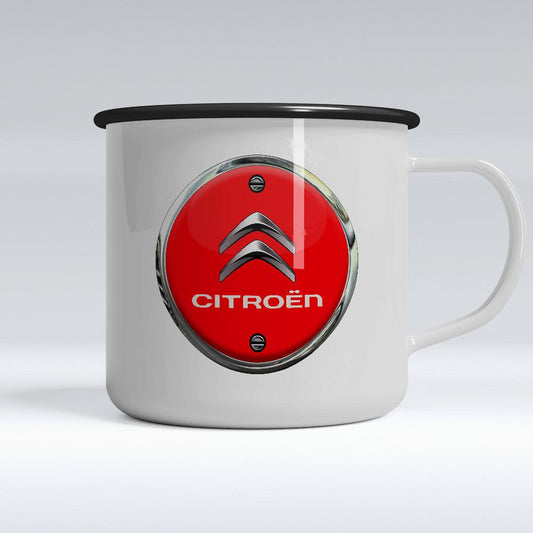 Citroen Emaljekrus-Krus-Citroen-Garage Culture Shop- garage - man cave - merchandise