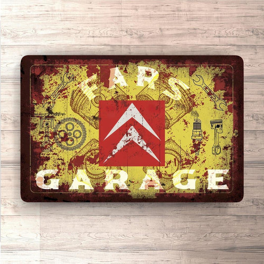 Citroën Fars Garage Vintage Skilte, Musemåtte, Dørmåtte , Plakat-Skilte-Citroen-Garage Culture Shop- garage - man cave - merchandise
