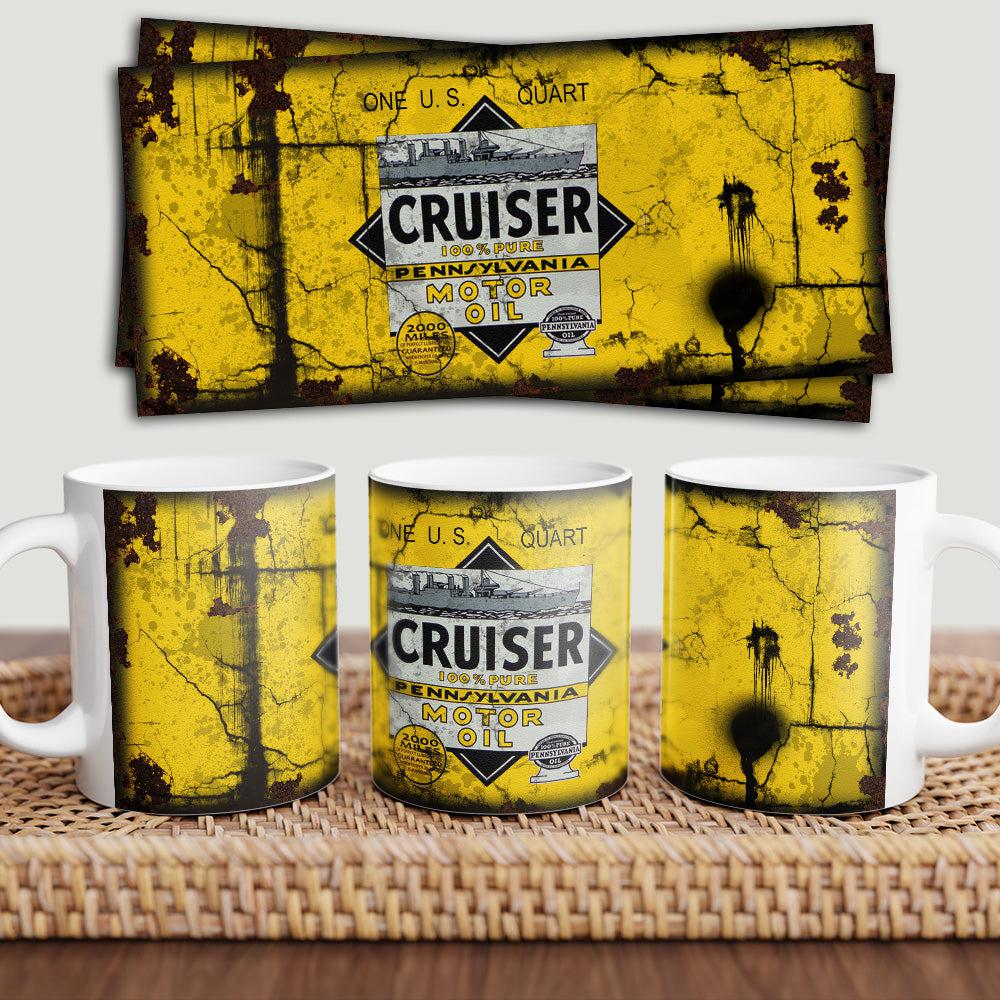 Cruiser Motorolie Keramisk Krus-Krus-Motorolie-Garage Culture Shop- garage - man cave - merchandise