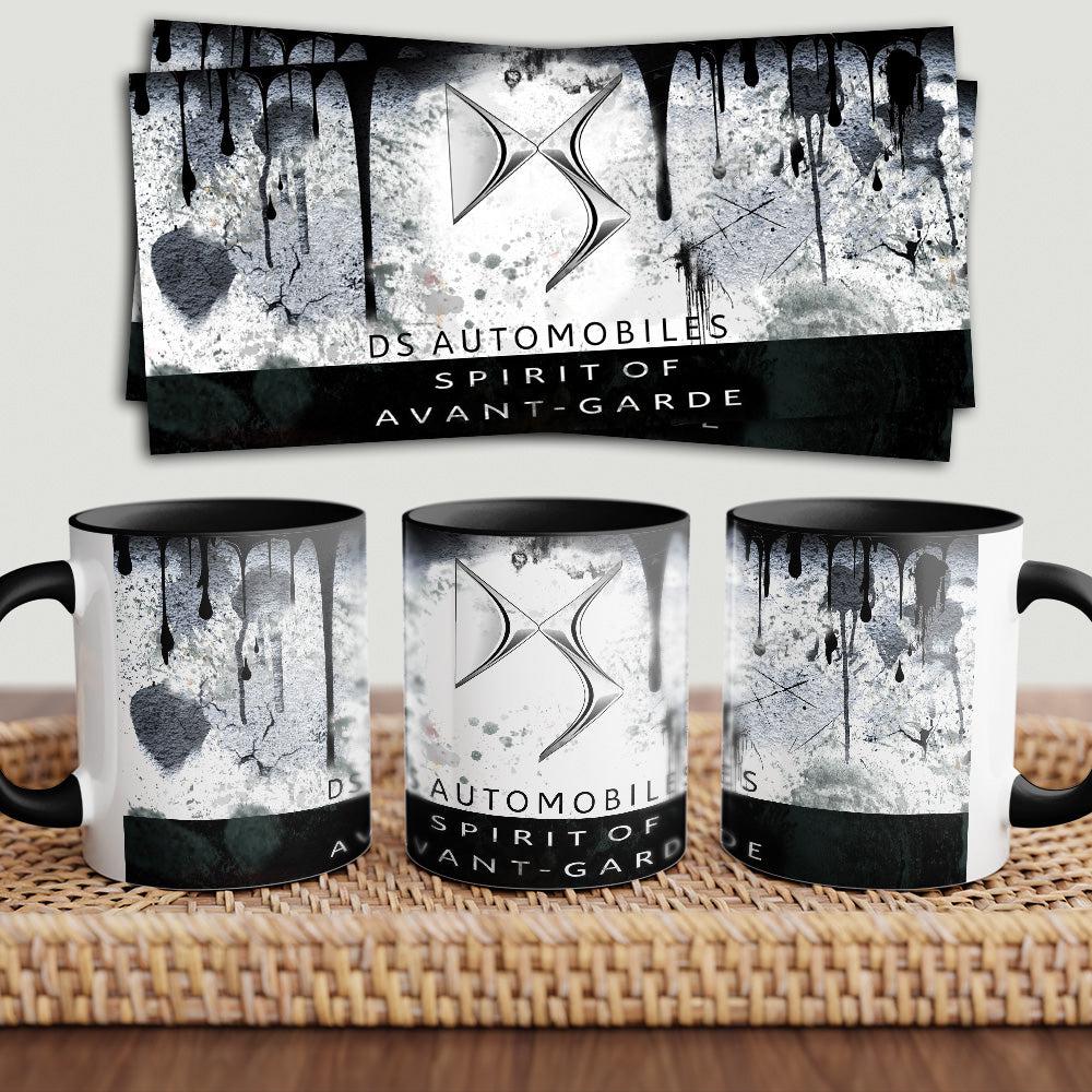 DS Automobiles "To Toner" Vintage Keramisk Krus-Krus-DS Automobiles-Garage Culture Shop- garage - man cave - merchandise