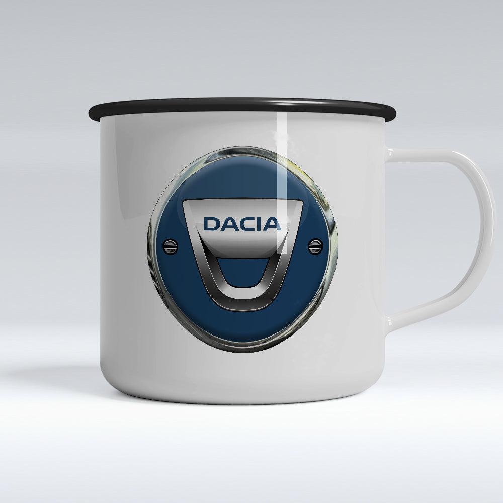 Dacia Emaljekrus-Krus-Dacia-Garage Culture Shop- garage - man cave - merchandise