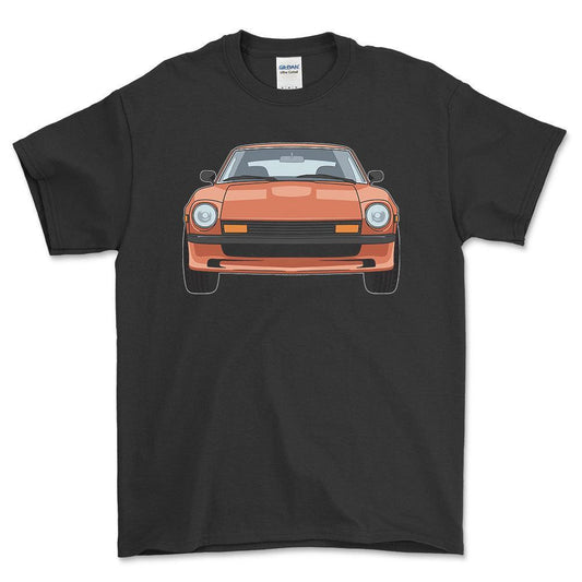Datsun 280Z 1976 - Unisex T-Shirt-Beklædning-Datsun-Sort-S-Forside-Garage Culture Shop- garage - man cave - merchandise