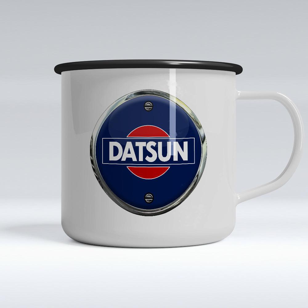 Datsun Emaljekrus-Krus-Datsun-Garage Culture Shop- garage - man cave - merchandise