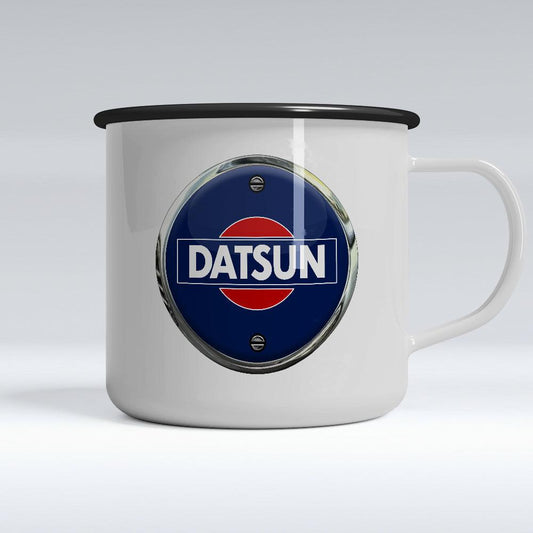 Datsun Emaljekrus-Krus-Datsun-Garage Culture Shop- garage - man cave - merchandise