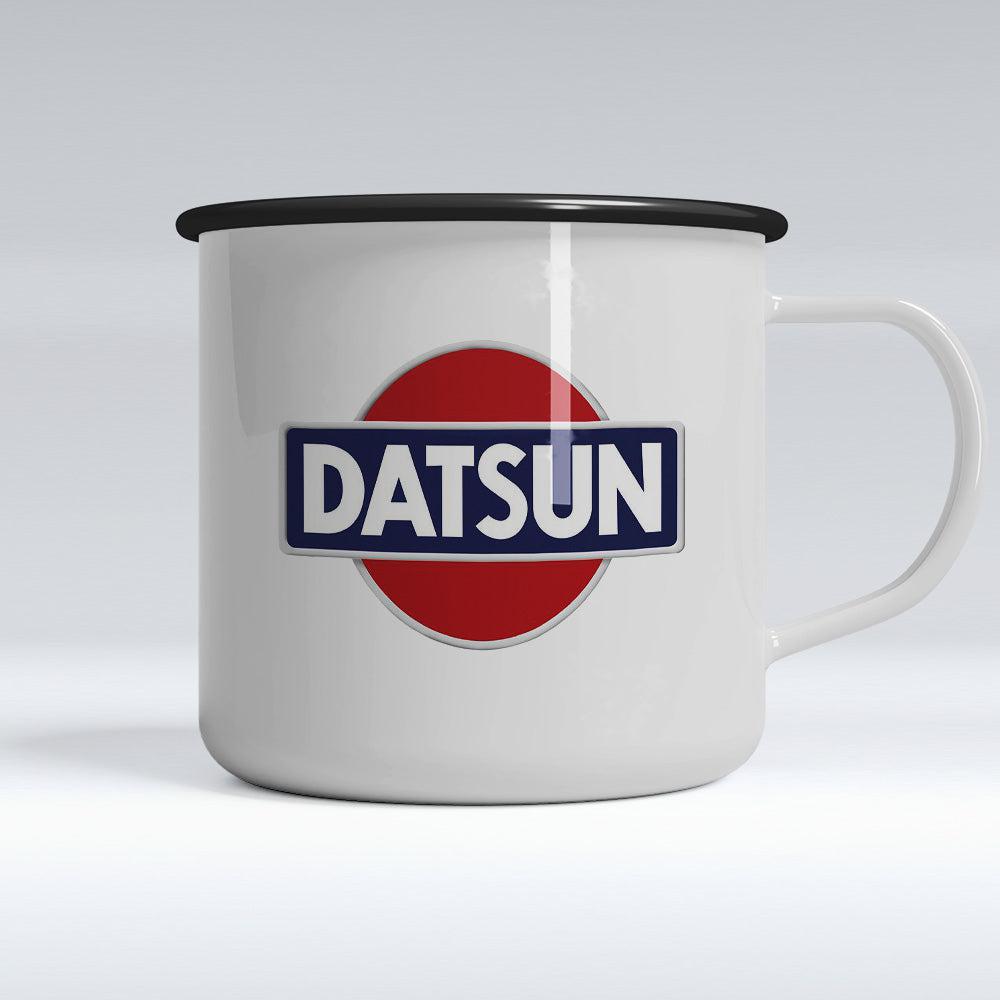 Datsun Emaljekrus-Krus-Datsun-Garage Culture Shop- garage - man cave - merchandise