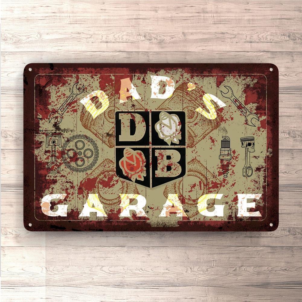 David Brown Dads Garage Vintage Skilte, Musemåtte, Dørmåtte-Skilte-David Brown-Garage Culture Shop- garage - man cave - merchandise