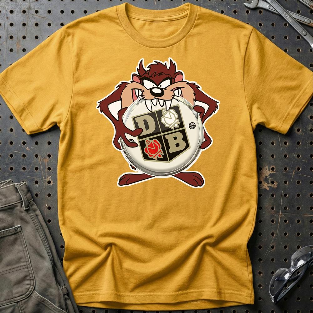 David Brown TAZ Unisex T-Shirt , Bomuld-Beklædning-David Brown-Guld-S-Garage Culture Shop- garage - man cave - merchandise
