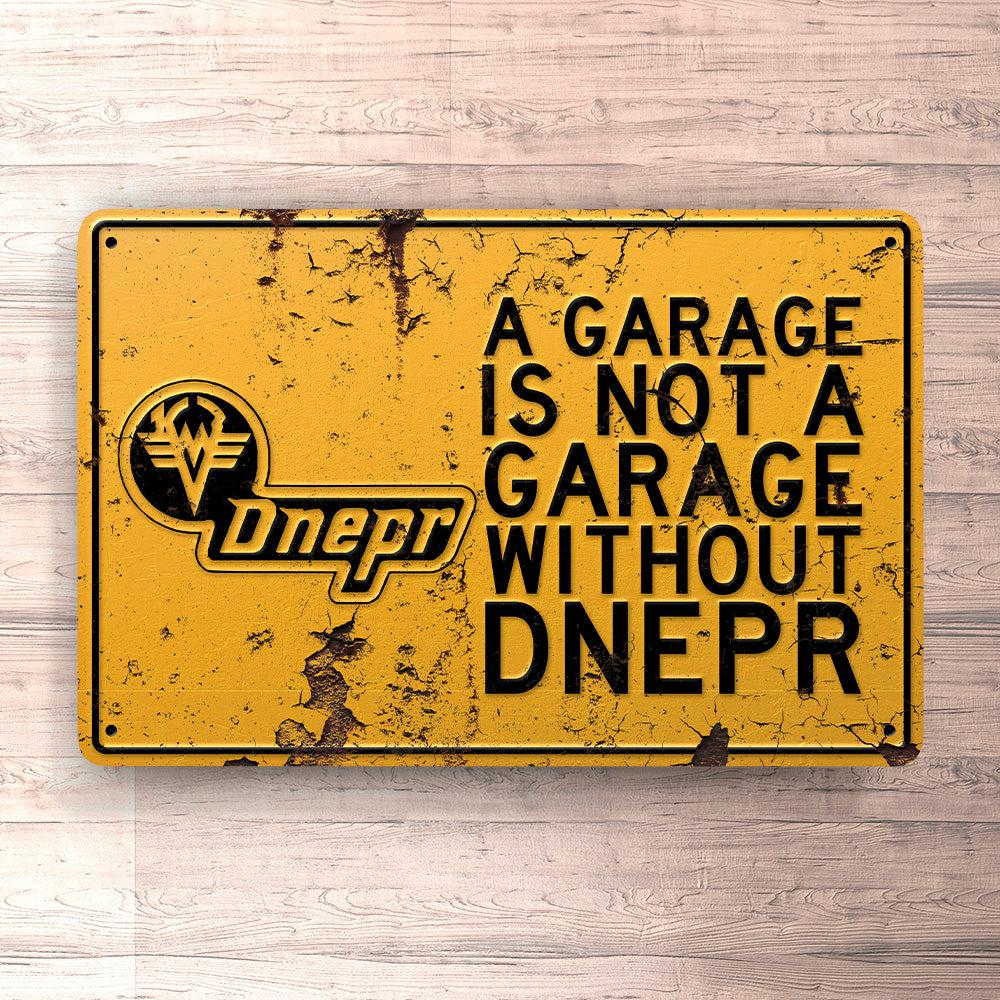 Dnepr A Garage Is Not A Garage Without Dnepr Skilte, Musemåtte, Dørmåtte-Skilte-Dnepr-Garage Culture Shop- garage - man cave - merchandise
