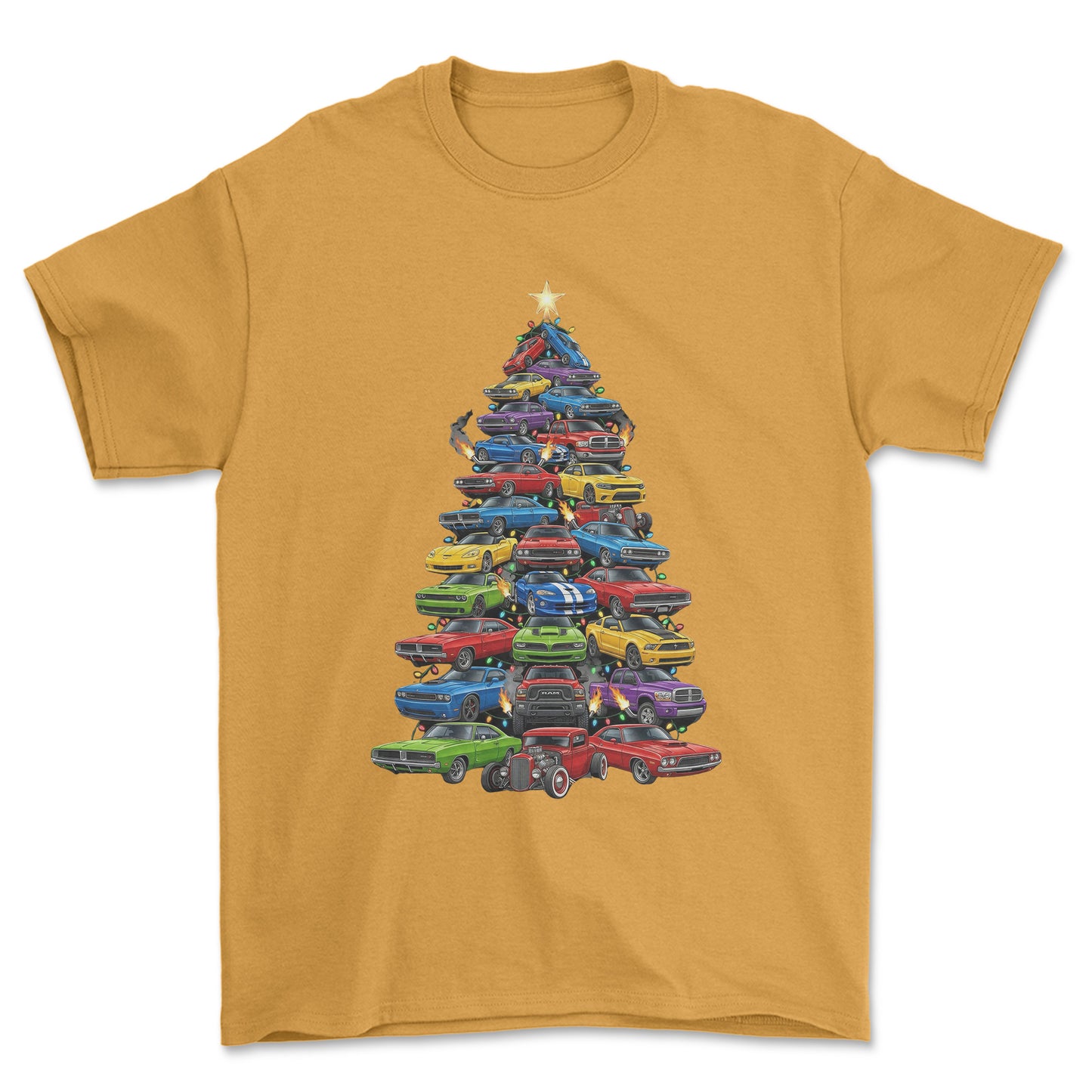 Dodge Juletræ Christmas Tree - Unisex T-Shirt