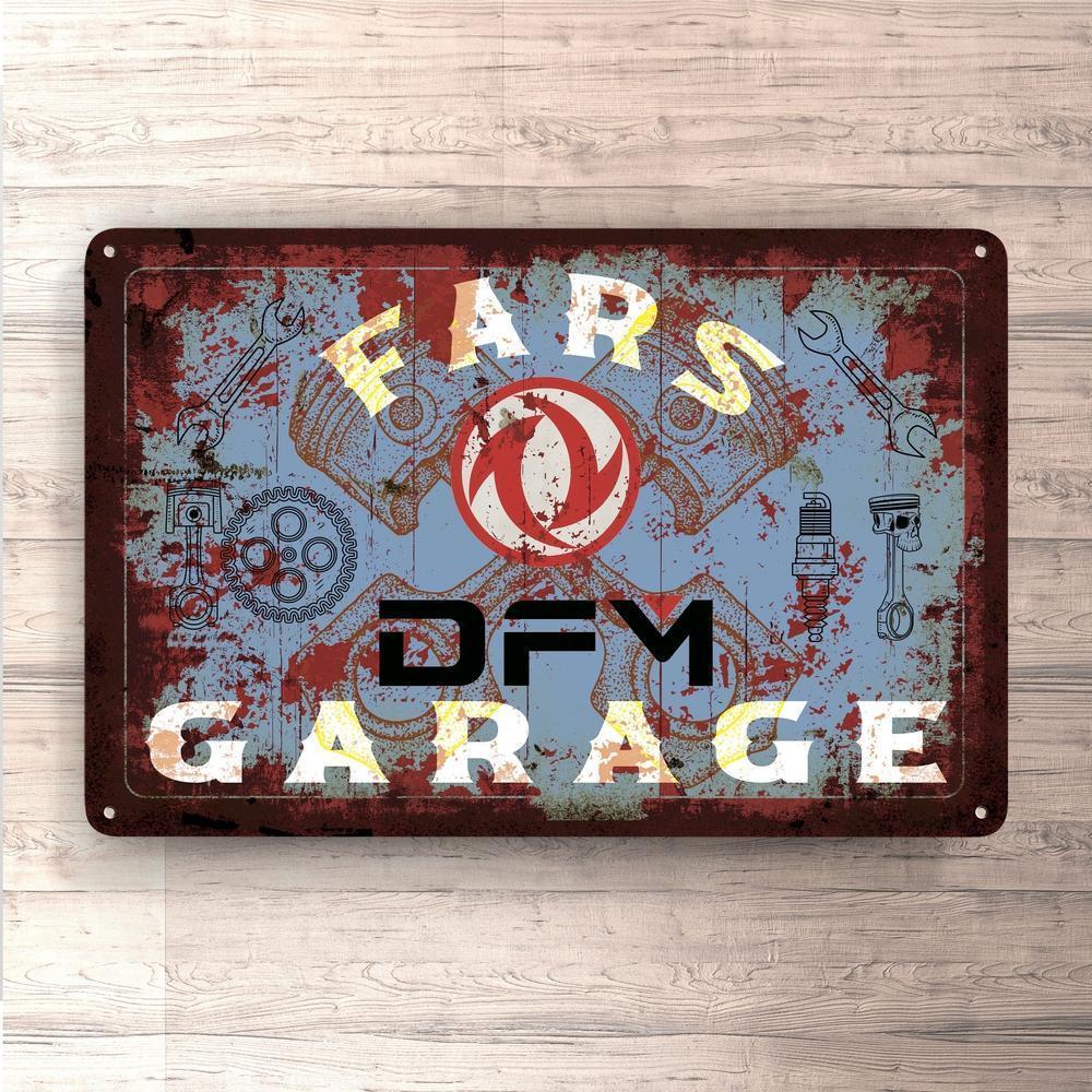 Dong Feng Fars Garage Vintage Skilte, Musemåtte, Dørmåtte-Skilte-Dong Feng-Garage Culture Shop- garage - man cave - merchandise