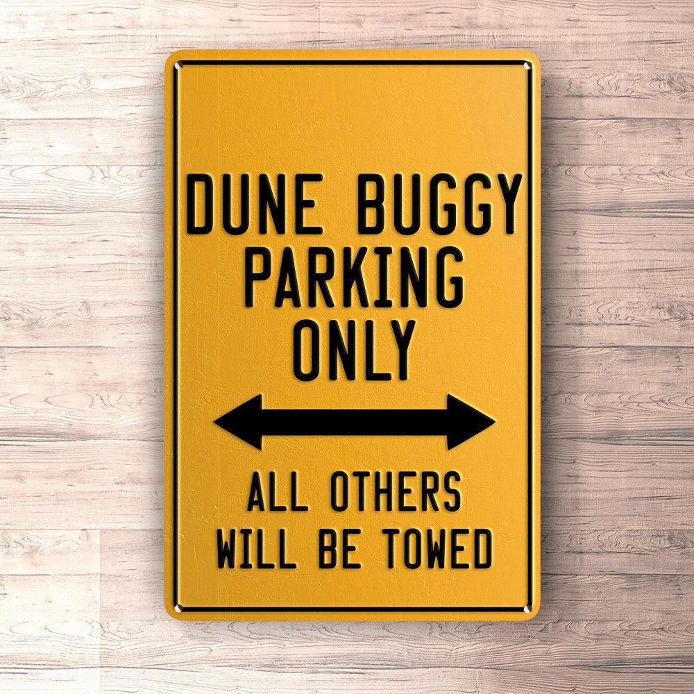 Dune Buggy Parking Only Skilte, Musemåtte, Dørmåtte , Plakat-Parking skilte-Dune-Garage Culture Shop- garage - man cave - merchandise