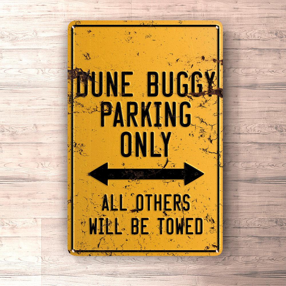 Dune Buggy Parking Only Skilte, Musemåtte, Dørmåtte , Plakat-Parking skilte-Dune-Garage Culture Shop- garage - man cave - merchandise