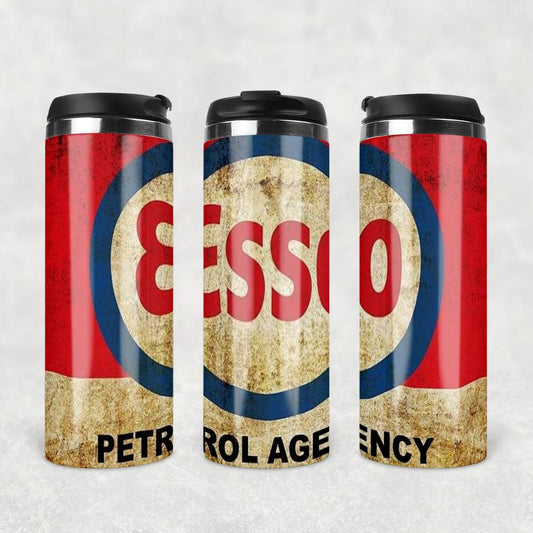 Esso Oil Termokrus Tumbler Rustfrit Stål-Krus-Motorolie-Garage Culture Shop- garage - man cave - merchandise