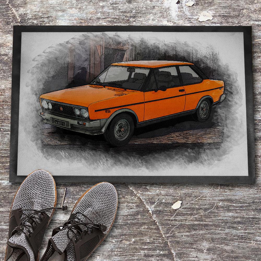 FIAT 131 RACING 2000 TC 1978 Skilte, Musemåtte, Dørmåtte-Skilte-Fiat-Garage Culture Shop- garage - man cave - merchandise