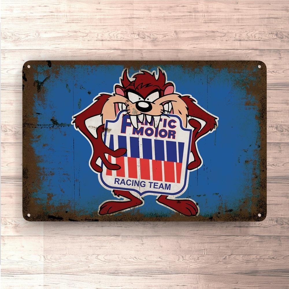 Fantic Motor Taz Vintage Skilte, Musemåtte, Dørmåtte-Skilte-Fantic-Garage Culture Shop- garage - man cave - merchandise