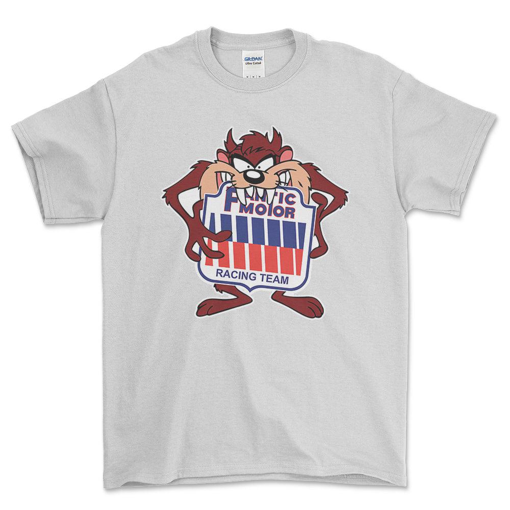 Fantic TAZ Unisex T-Shirt , Bomuld-Beklædning-Fantic-Hvid-S-Forside-Garage Culture Shop- garage - man cave - merchandise