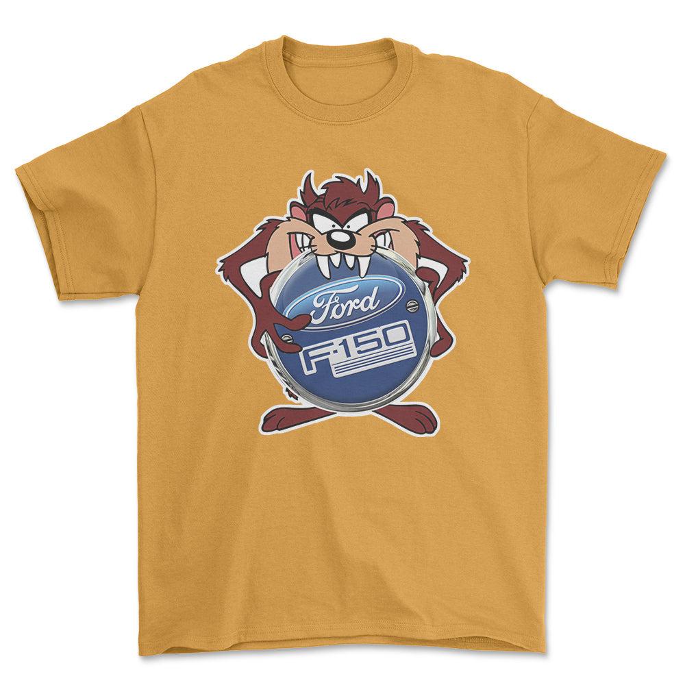 Ford F150 TAZ Unisex T-Shirt , Bomuld-Beklædning-Ford-Guld-S-Forside-Garage Culture Shop- garage - man cave - merchandise
