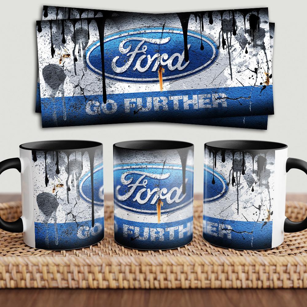 Ford "To Toner" Vintage Keramisk Krus-Krus-Ford-Garage Culture Shop- garage - man cave - merchandise