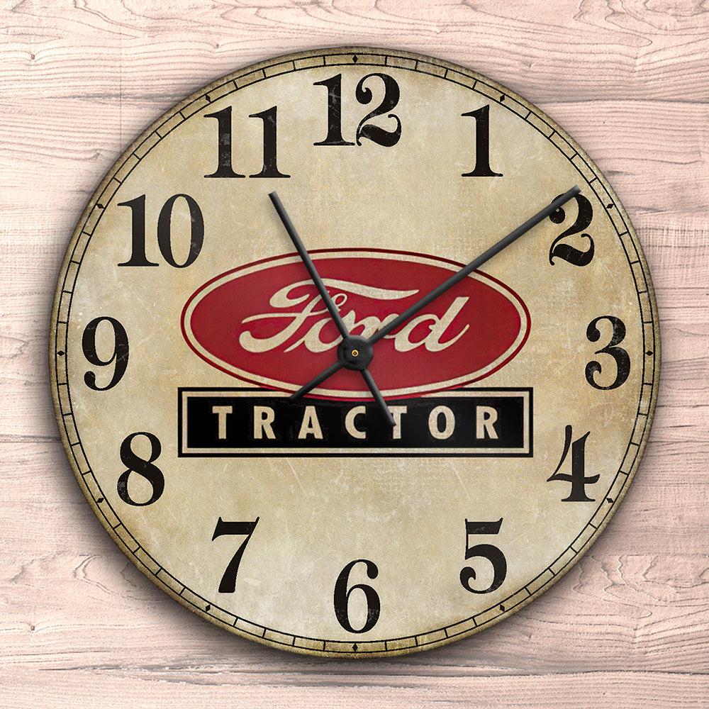 Ford Tractor Vægur Rundt-Clock-Ford Tractor-Garage Culture Shop- garage - man cave - merchandise