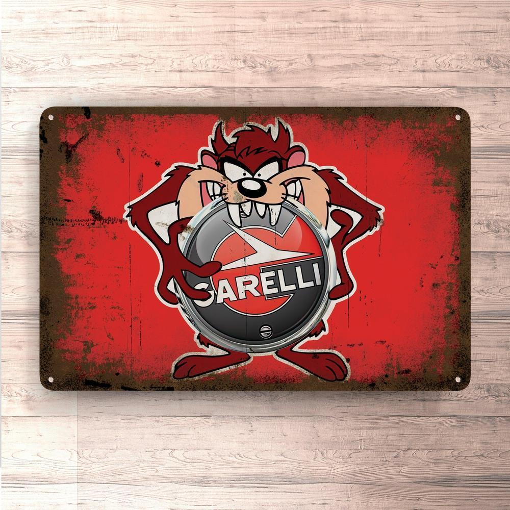 Garelli Taz Vintage Skilte, Musemåtte, Dørmåtte-Skilte-Garelli-Garage Culture Shop- garage - man cave - merchandise