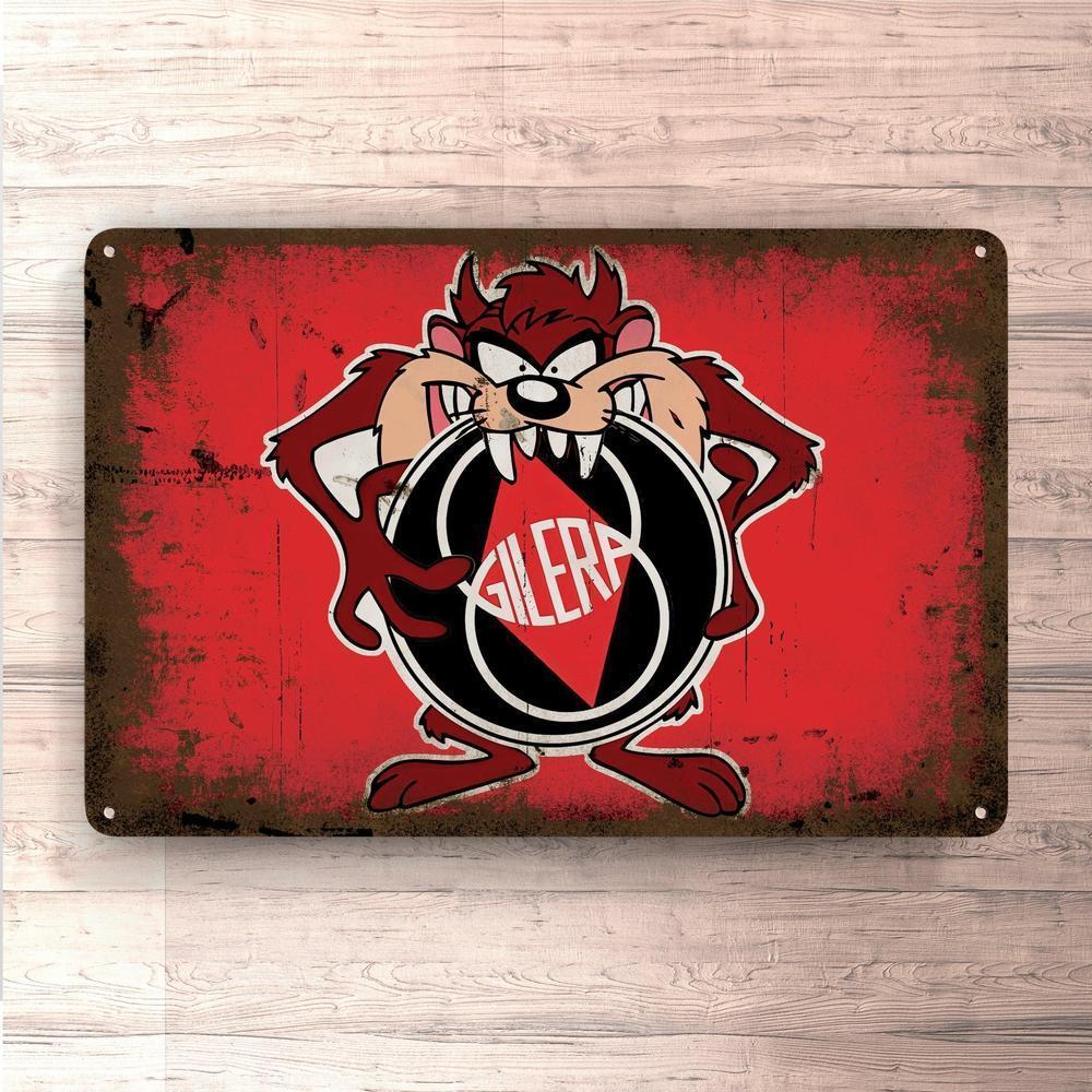 Gilera Taz Vintage Skilte, Musemåtte, Dørmåtte-Skilte-Gilera-Garage Culture Shop- garage - man cave - merchandise