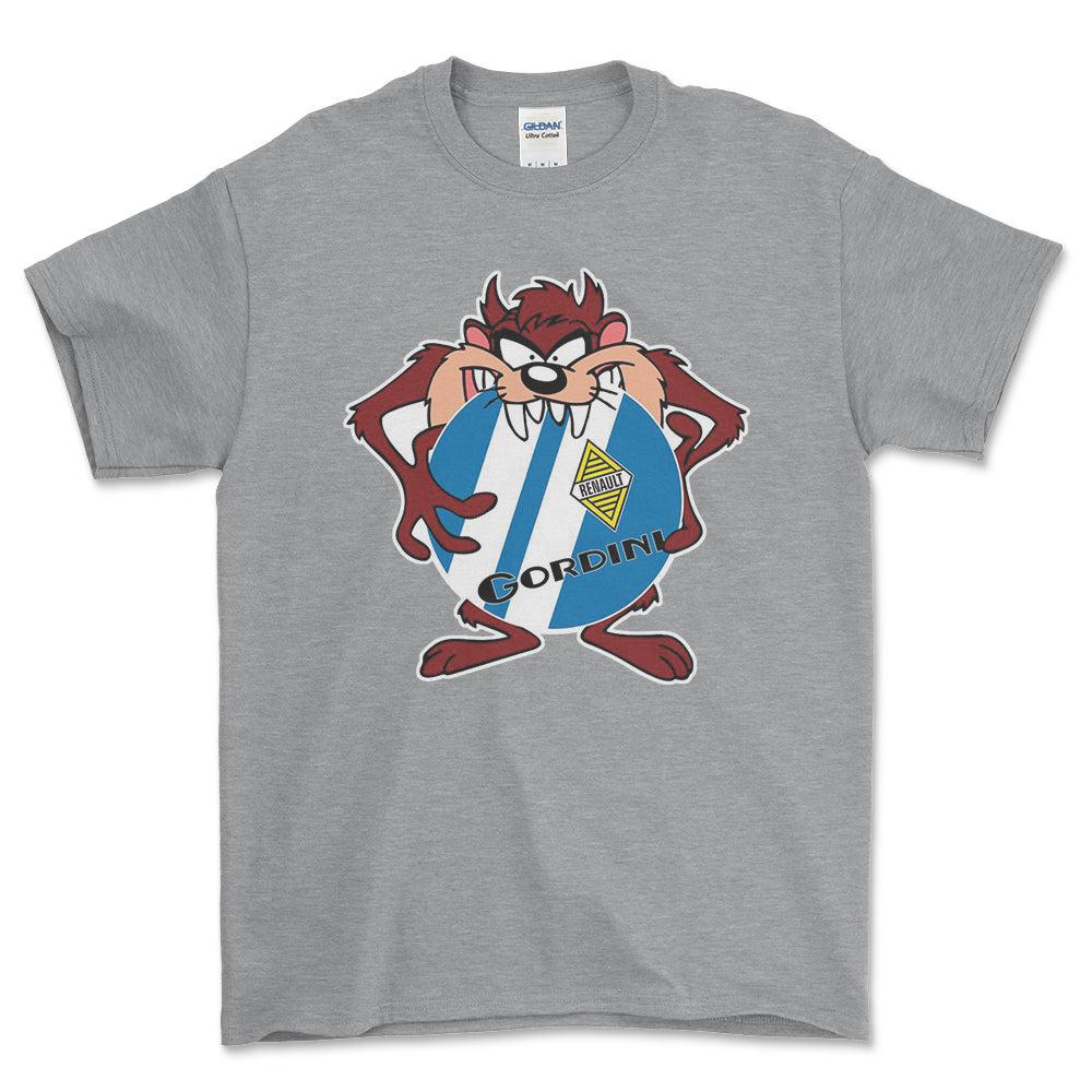 Gordini TAZ Unisex T-Shirt , Bomuld-Beklædning-Gordini-Grå Sport-S-Forside-Garage Culture Shop- garage - man cave - merchandise