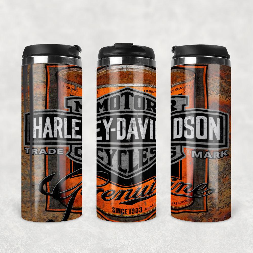 Harley Davidson Motor Oil Termokrus Tumbler Rustfrit Stål-Krus-Motorolie-Garage Culture Shop- garage - man cave - merchandise
