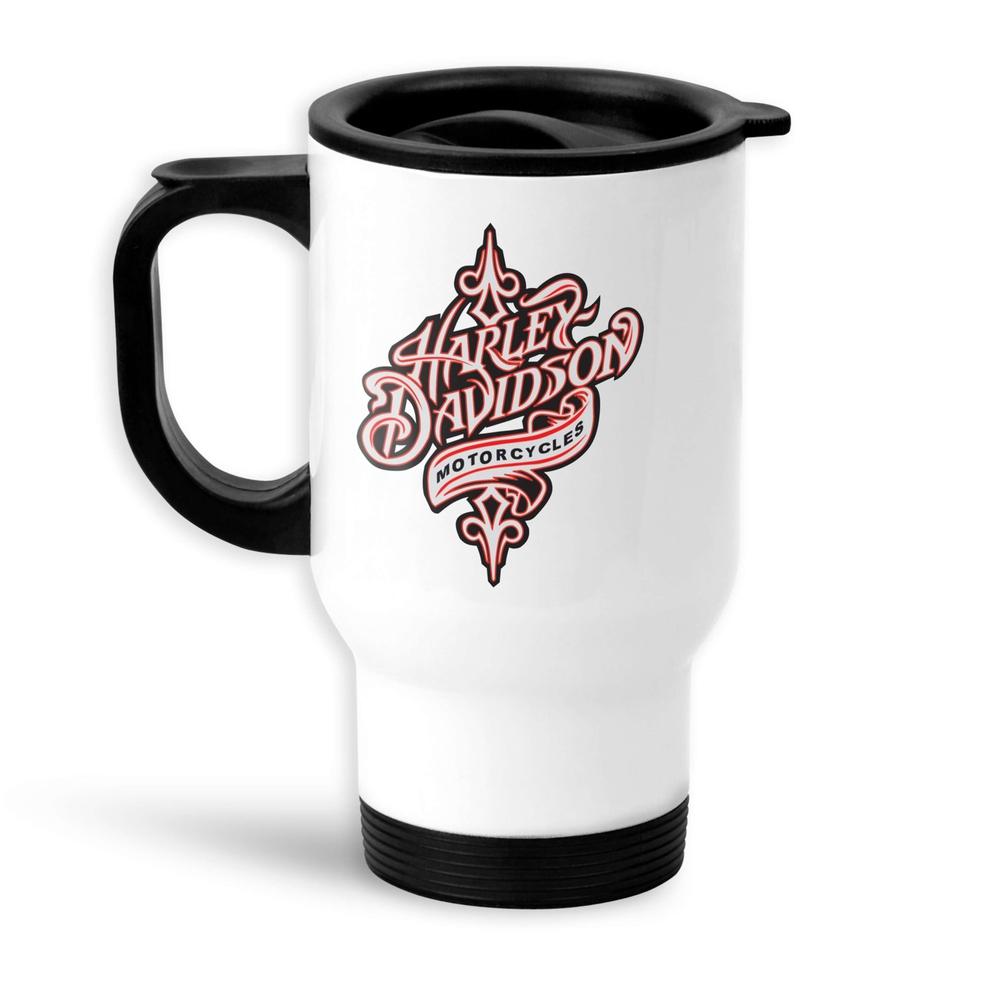 Harley Davidson Termokrus Hvidt-Krus-Harley Davidson-Garage Culture Shop- garage - man cave - merchandise