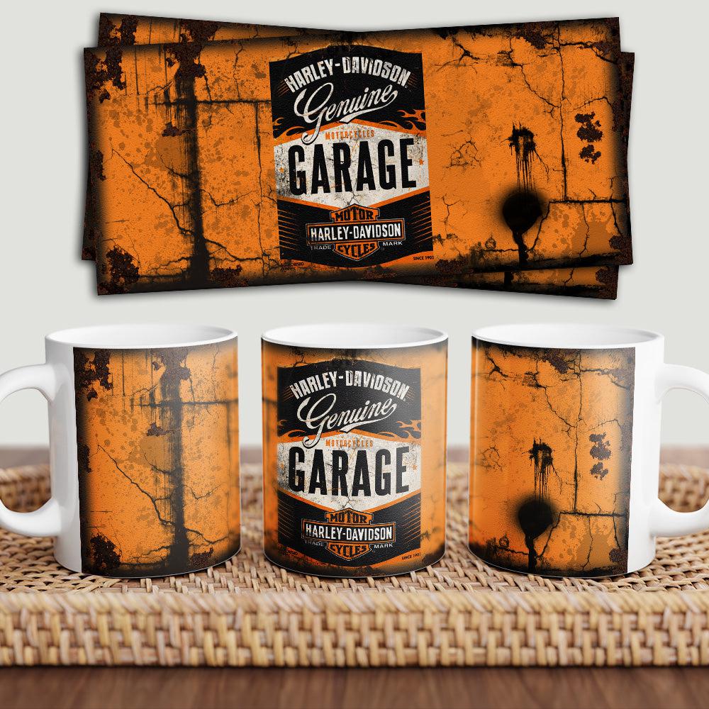 Harley Motorolie Keramisk Krus-Krus-Motorolie-Garage Culture Shop- garage - man cave - merchandise