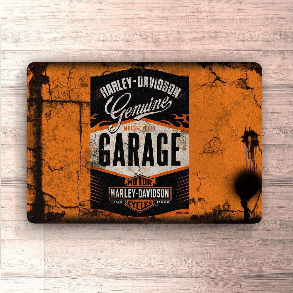 Harley Motorolie Skilte, Musemåtte, Dørmåtte , Plakat-Skilte-Motorolie-Garage Culture Shop- garage - man cave - merchandise