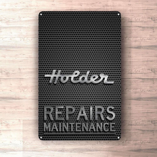 Holder Diesel Repairs Maintenance Skilte, Musemåtte, Dørmåtte , Plakat-Skilte-Holder-Garage Culture Shop- garage - man cave - merchandise
